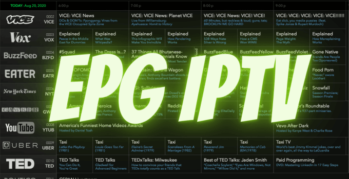 iptv epg